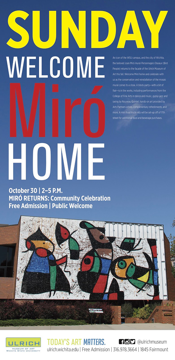 Miró returns ad